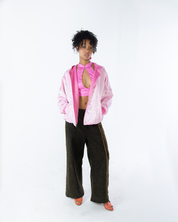 Lin Reversible Hoodie Pink