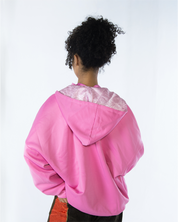 Lin Reversible Hoodie Pink