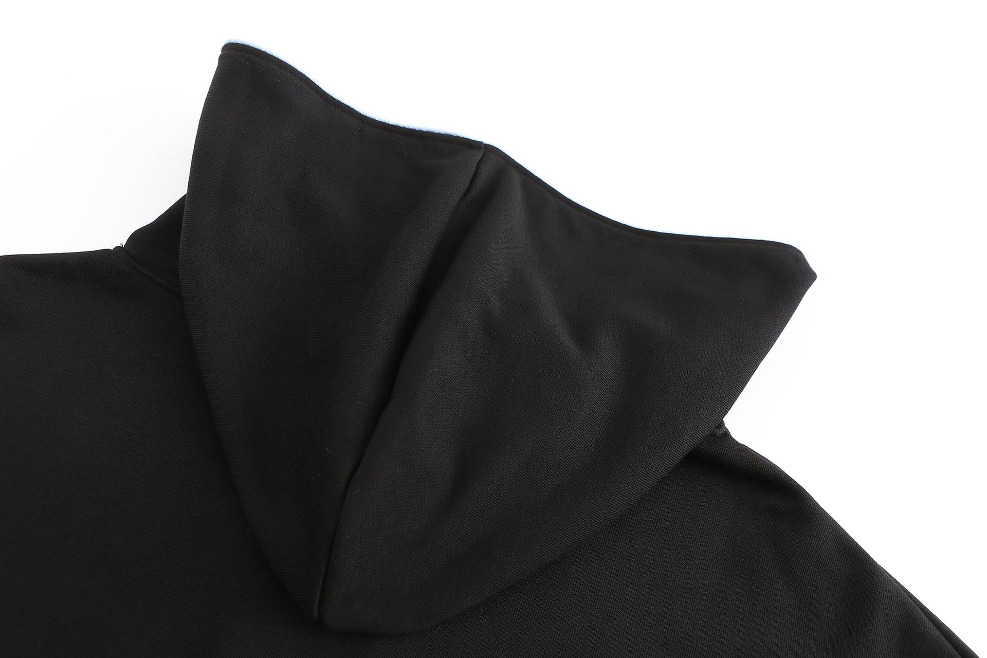 Baobae x DAWANG, Open Neck Drawstring Adjustable Hoodie, main fabric, hat close up