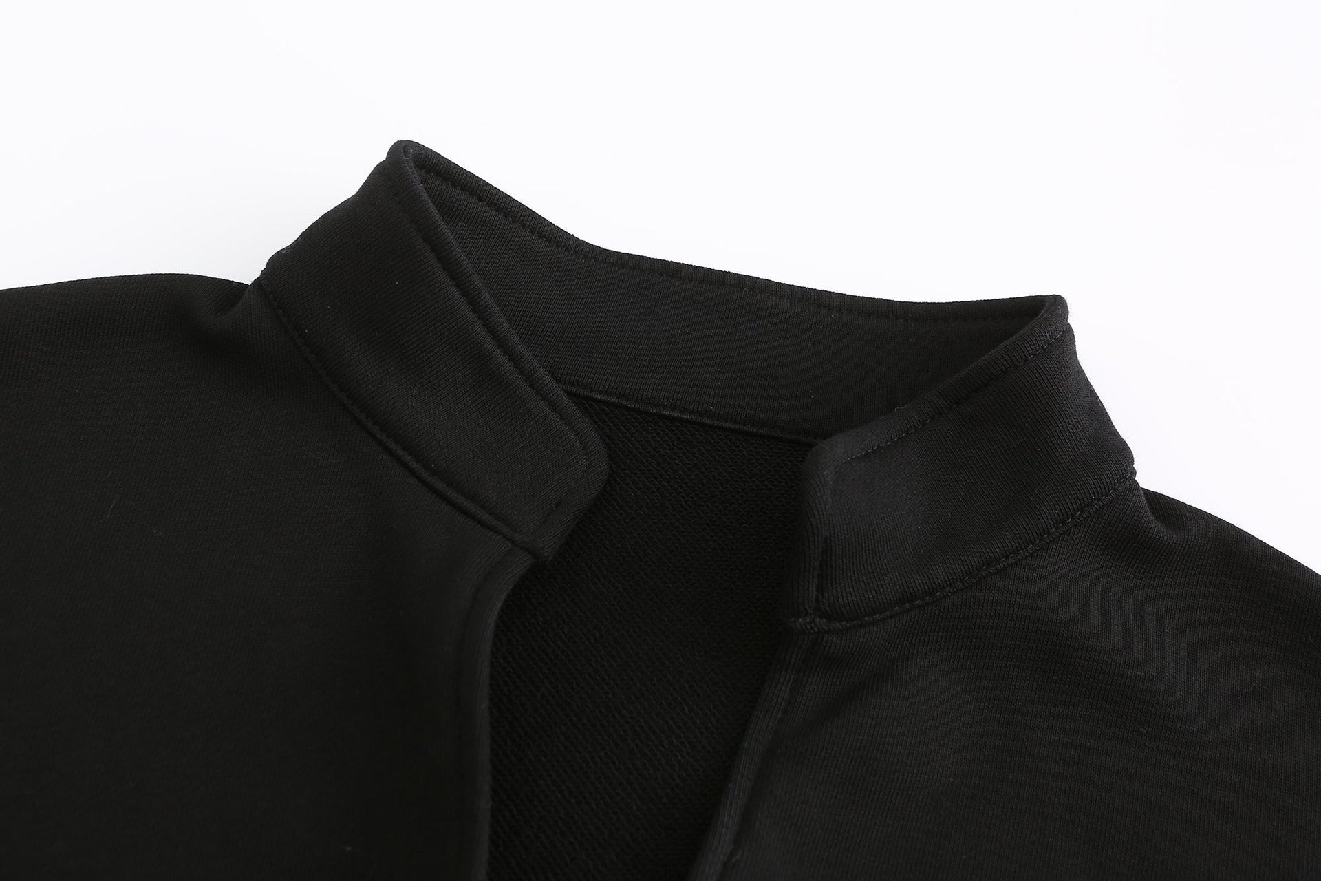 Sacha x DAWANG Open Collar Crop Top