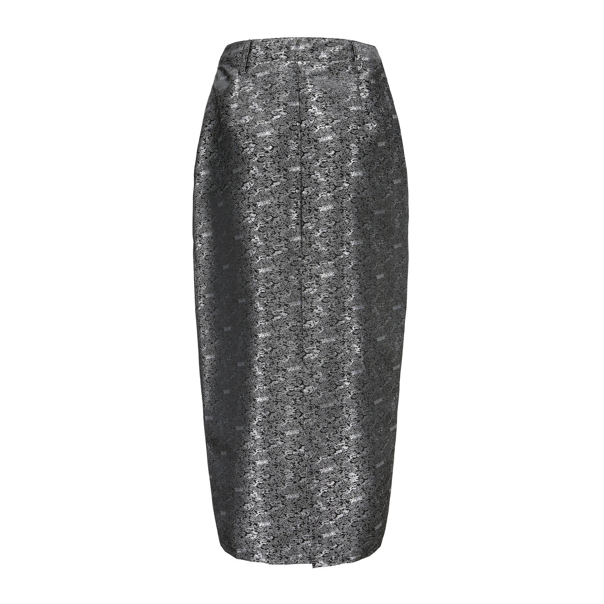 Peng Back Slit Cargo Midi Skirt