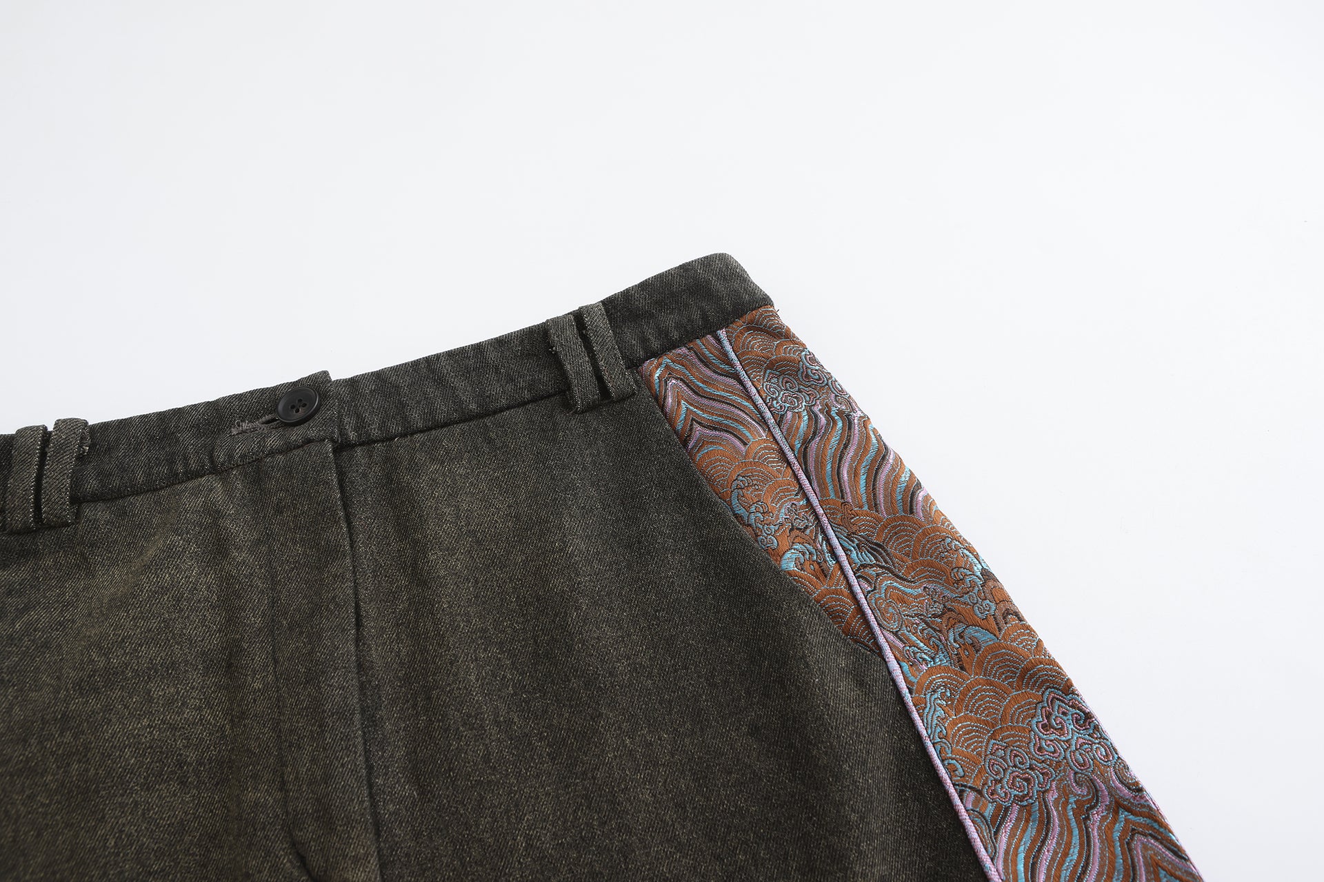 Cha Patch Maxi Skirt