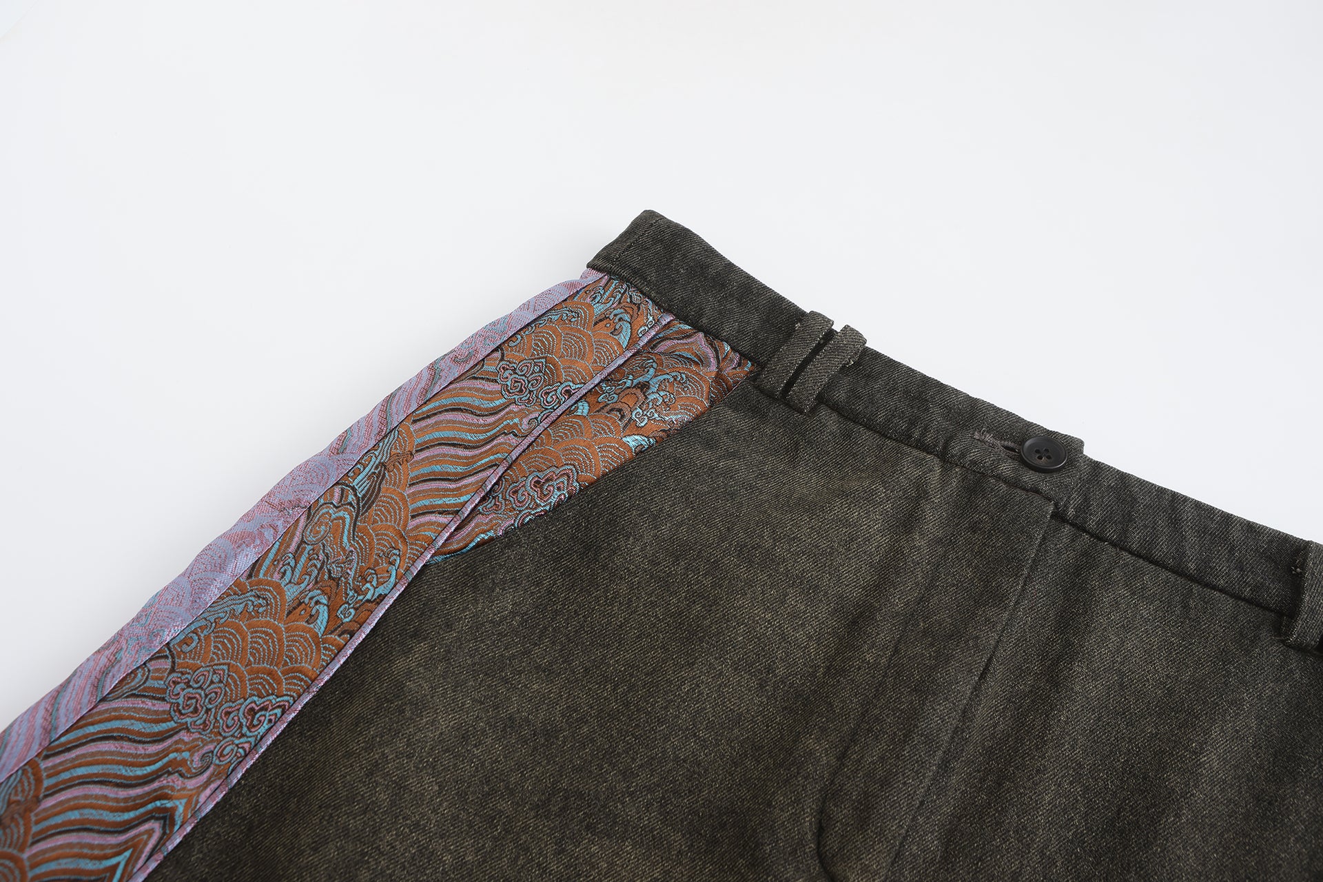 Cha Patch Maxi Skirt