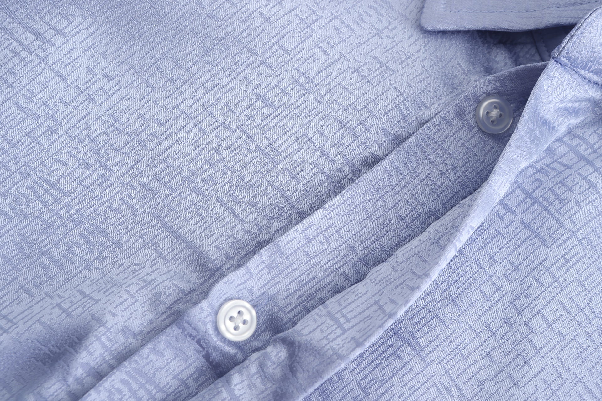 Dori Brocade Straight Collar Shirt