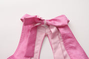Xi Keyhole Reversible Tie-up Top Pink