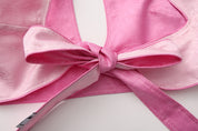 Xi Keyhole Reversible Tie-up Top Pink