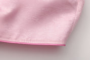 Xi Keyhole Reversible Tie-up Top Pink