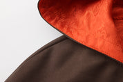 Lin Reversible Hoodie Phoenix Red / Golden Brown