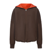 Lin Reversible Hoodie Phoenix Red / Golden Brown