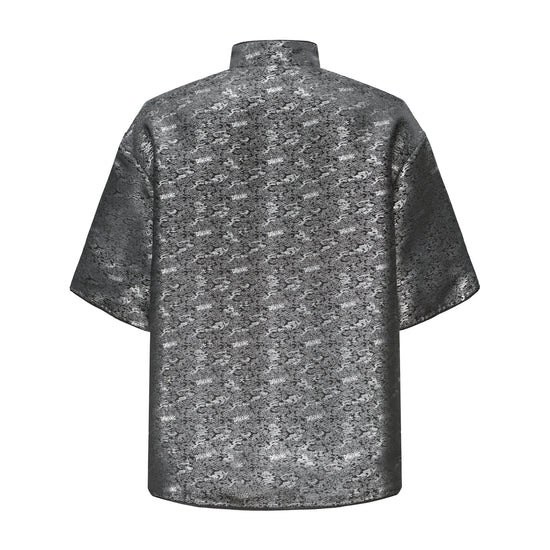 Luka Brocade Button Front Shirt