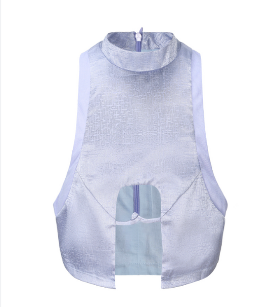 Gong High-neck Cutout Crop Top