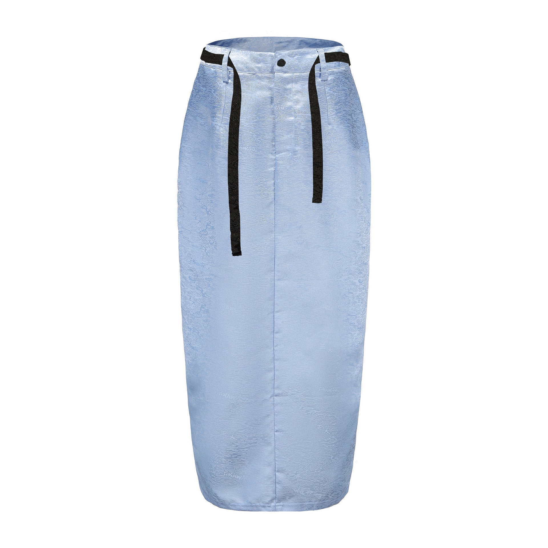 Peng Back Slit Cargo Midi Skirt