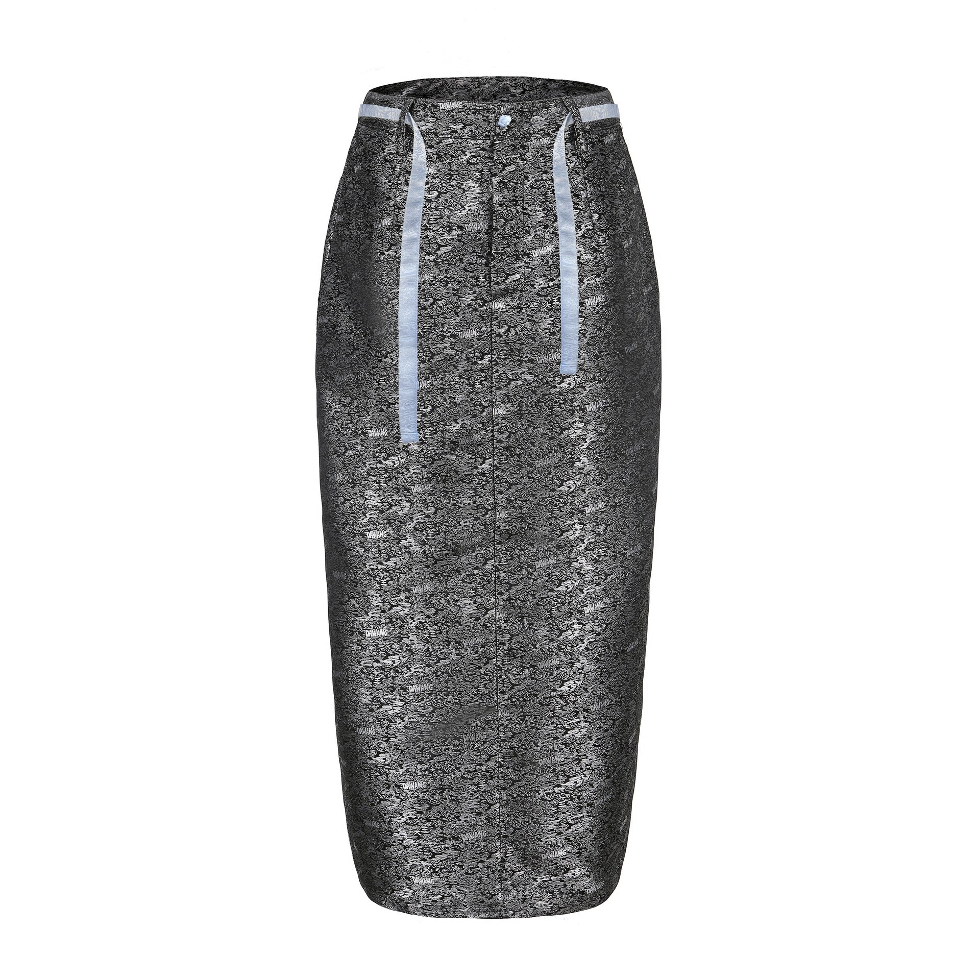 Peng Back Slit Cargo Midi Skirt