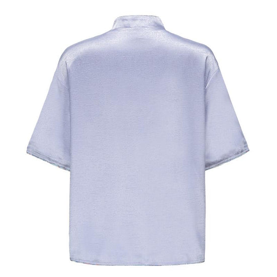 Luka Brocade Button Front Shirt