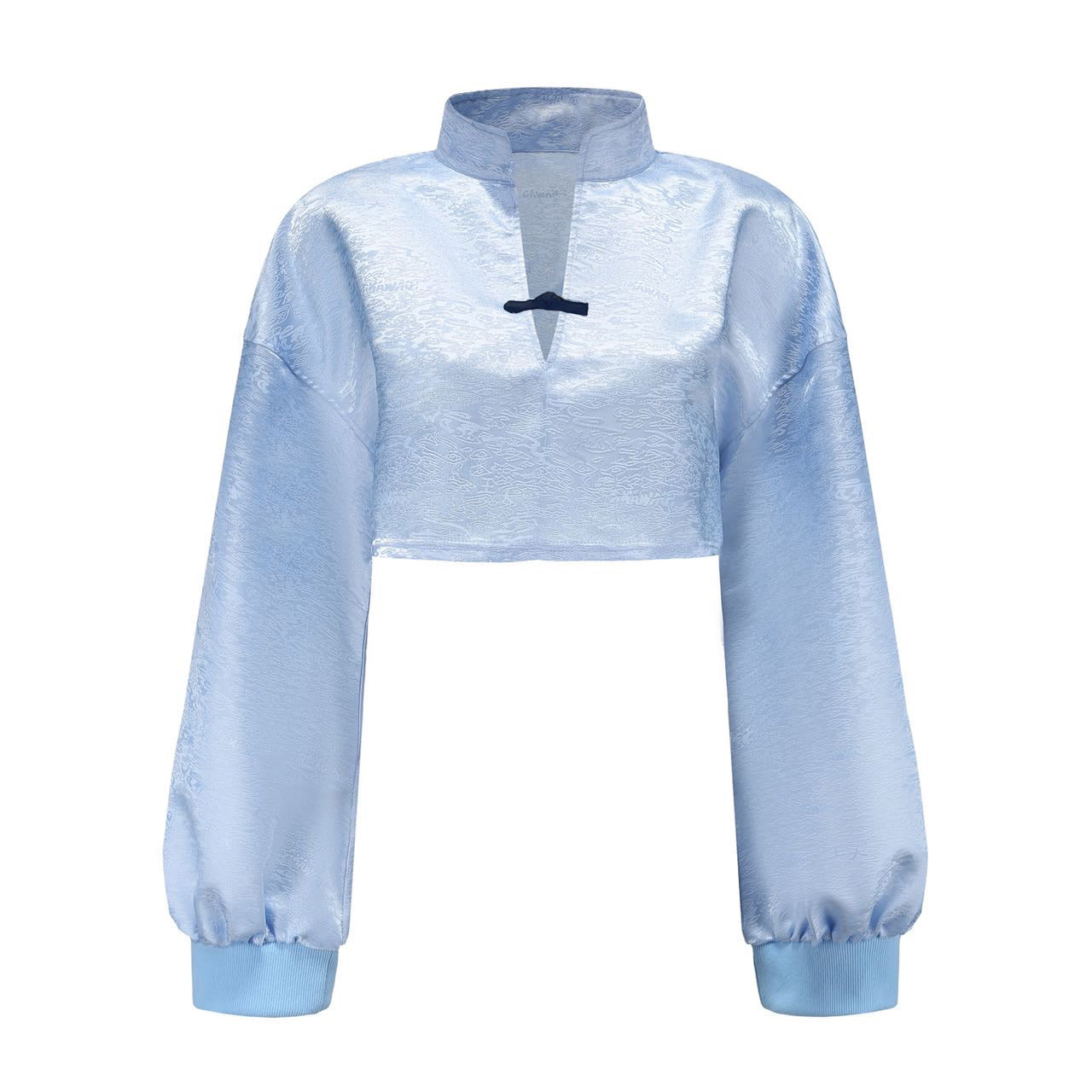 Hei Open Collar Crop Top
