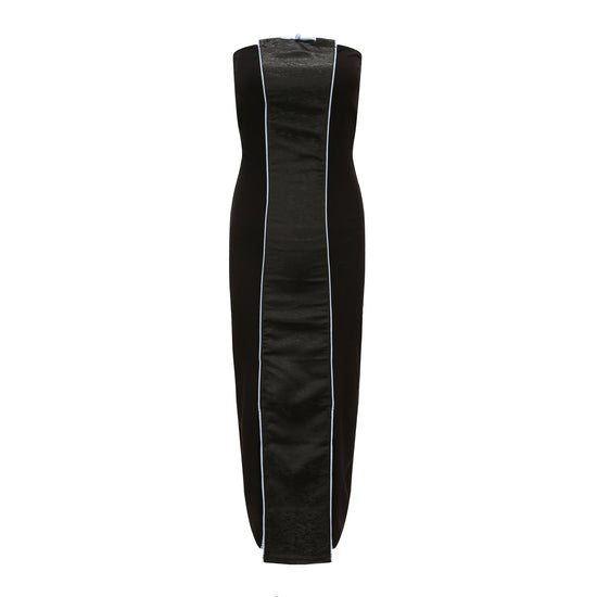 Qi Double Split Tube Dress