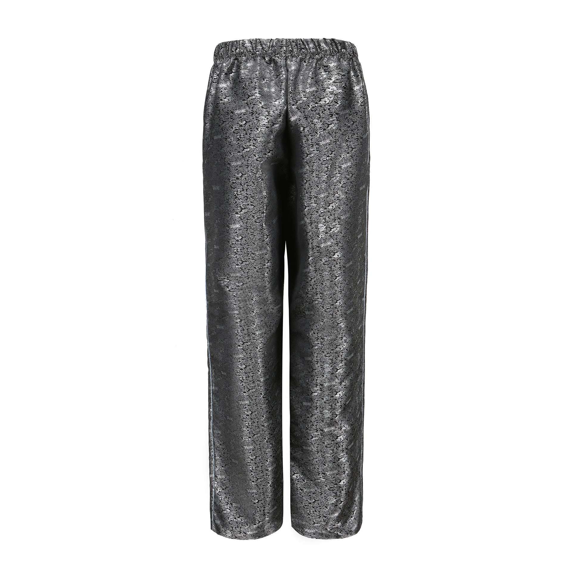 Fu Brocade Wide Leg Track Pants