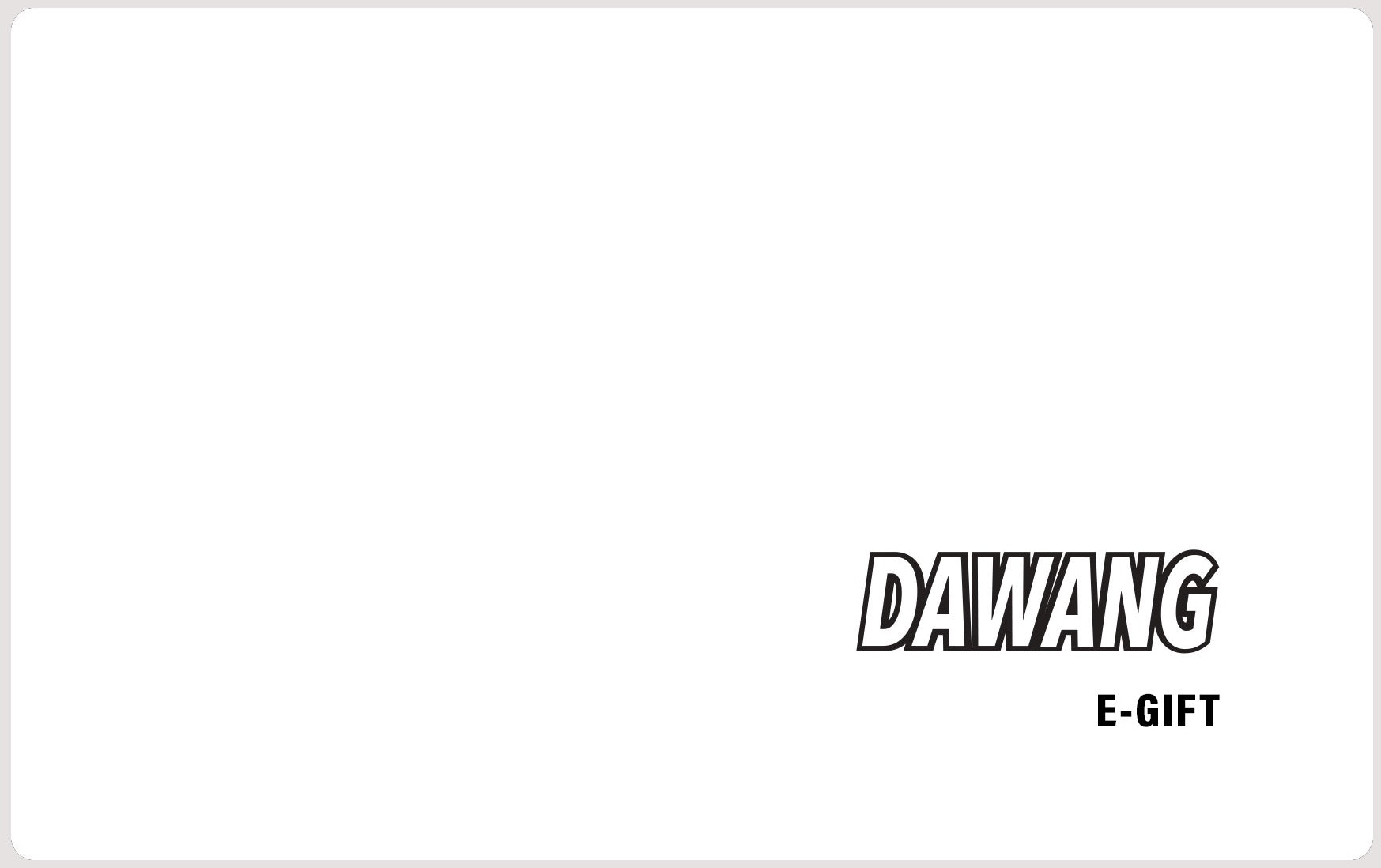 DAWANG Gift Card