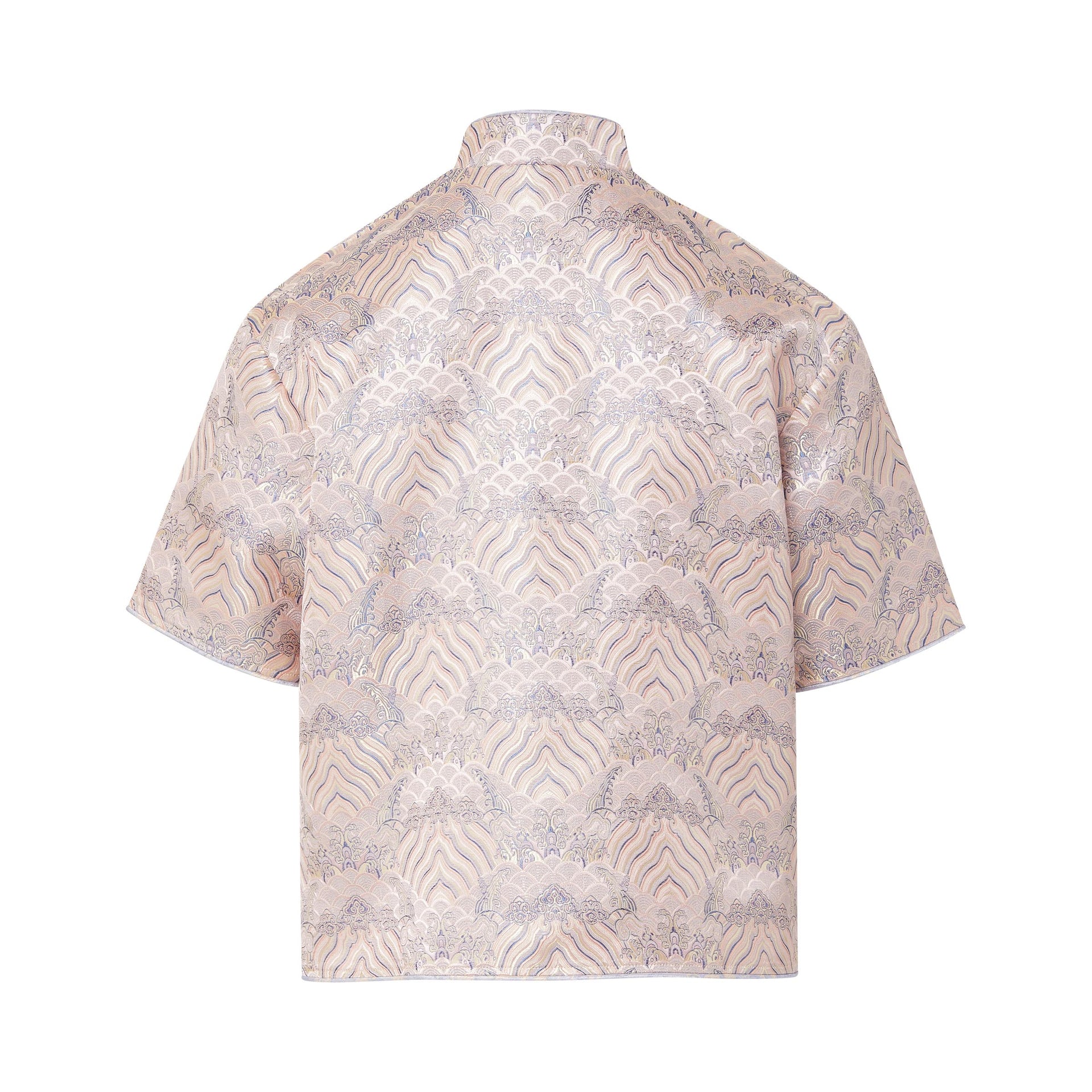 Luka Brocade Button Front Shirt