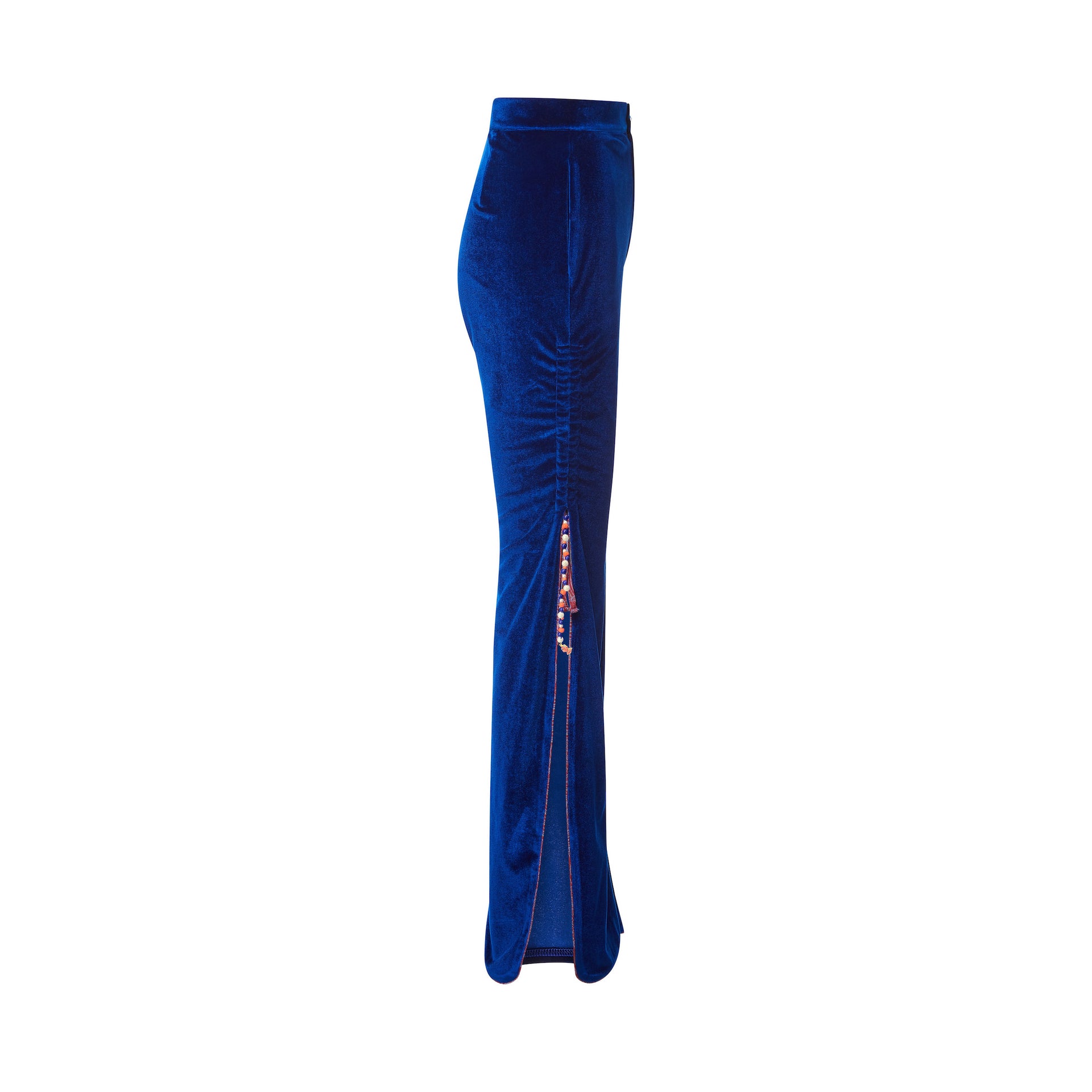 JEN Flare Side Slit Drawstring Pants