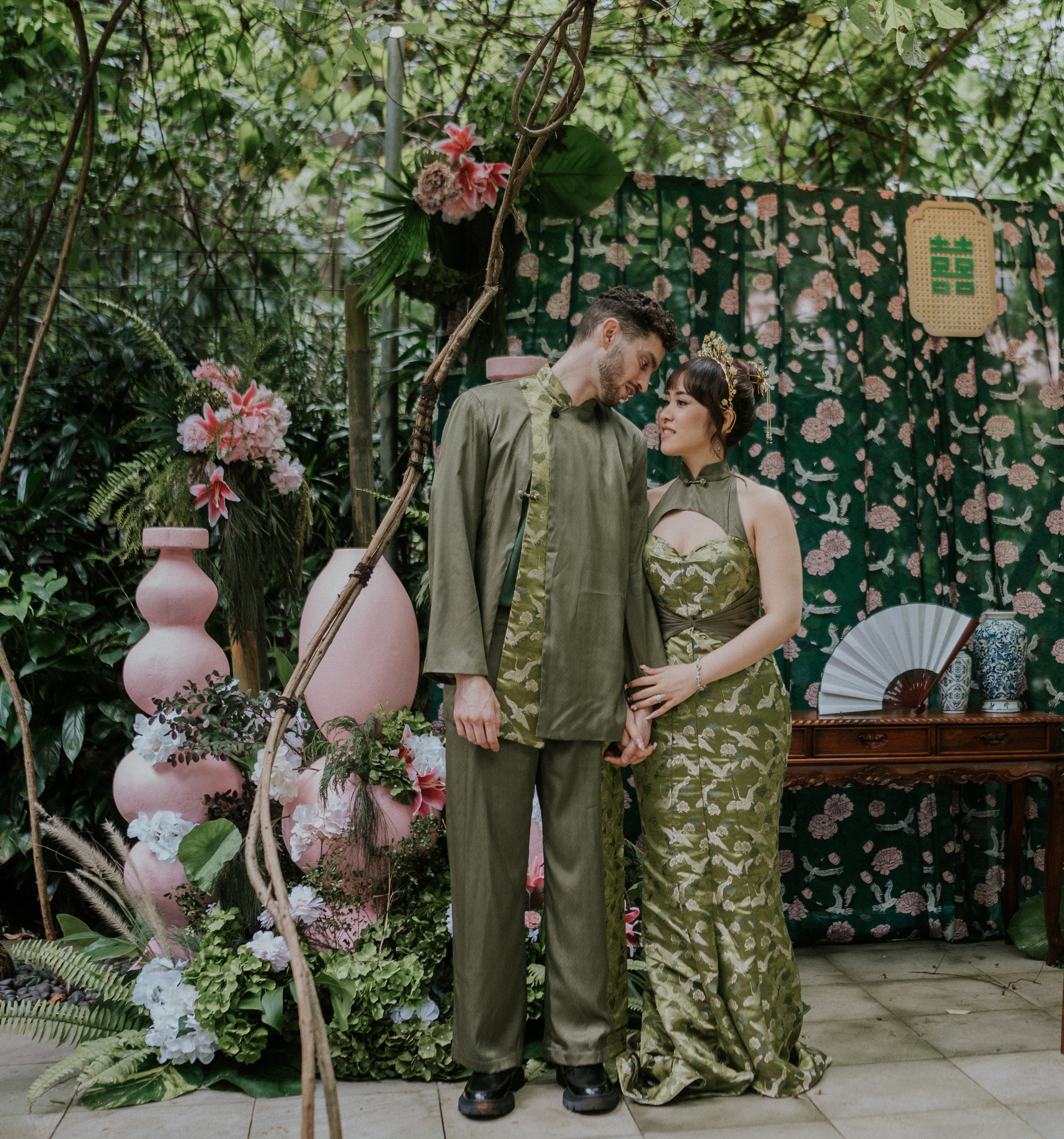 A Wedding Story in Brocade: Josephine & Jon