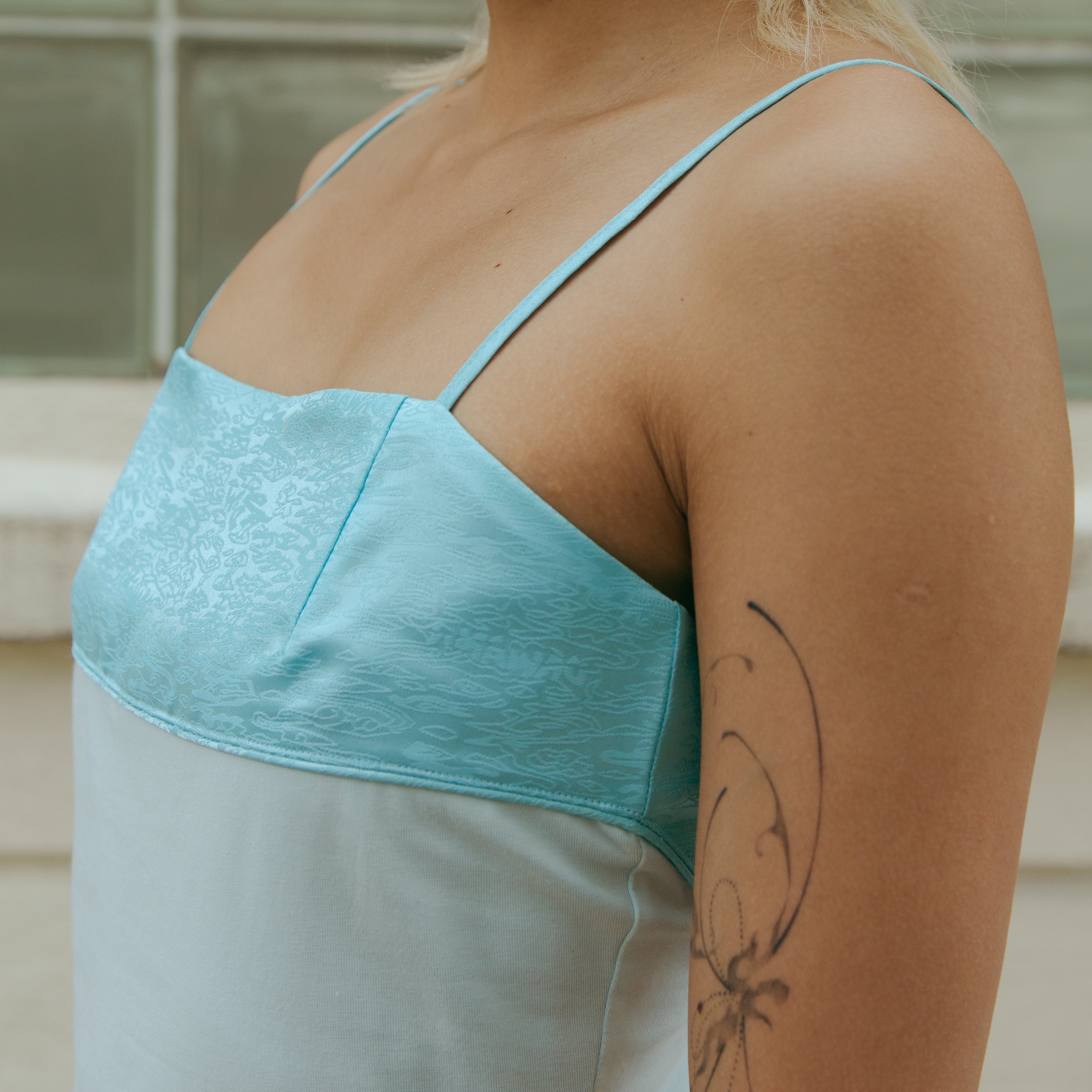 Qing Cutout Dress Elixir Blue