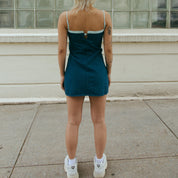 Pei Denim Detachable Strap Dress