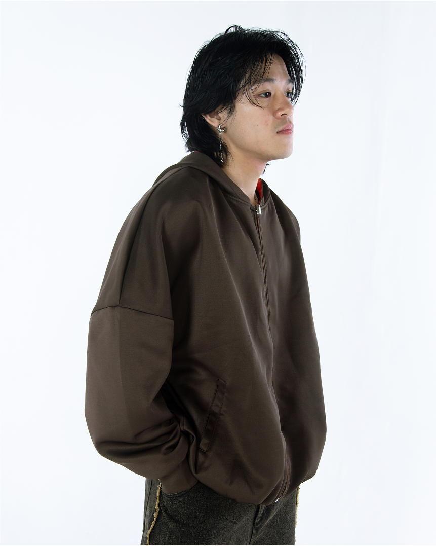 Lin Reversible Hoodie Phoenix Red / Golden Brown