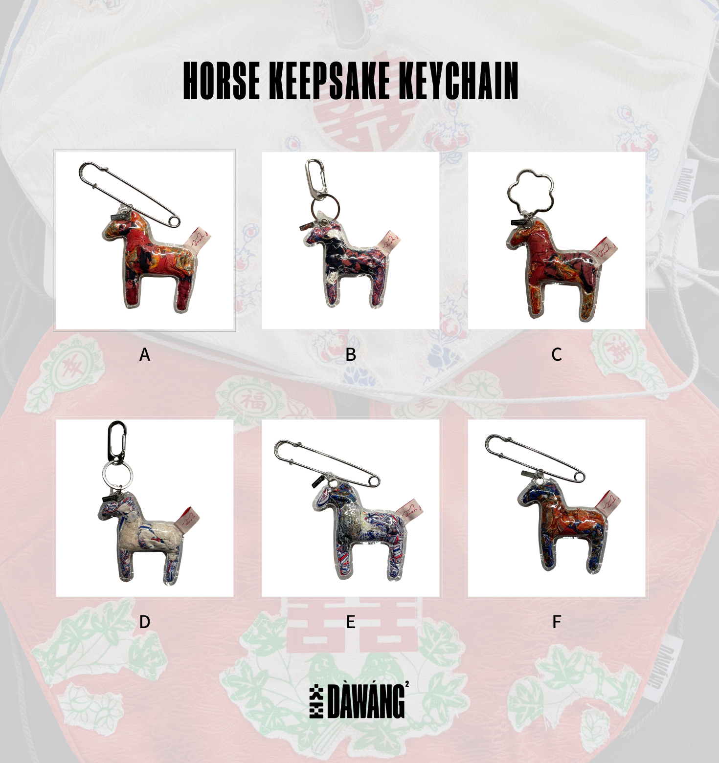 Year of Fire Horse Keepsake Keychain x Druh See Nuh