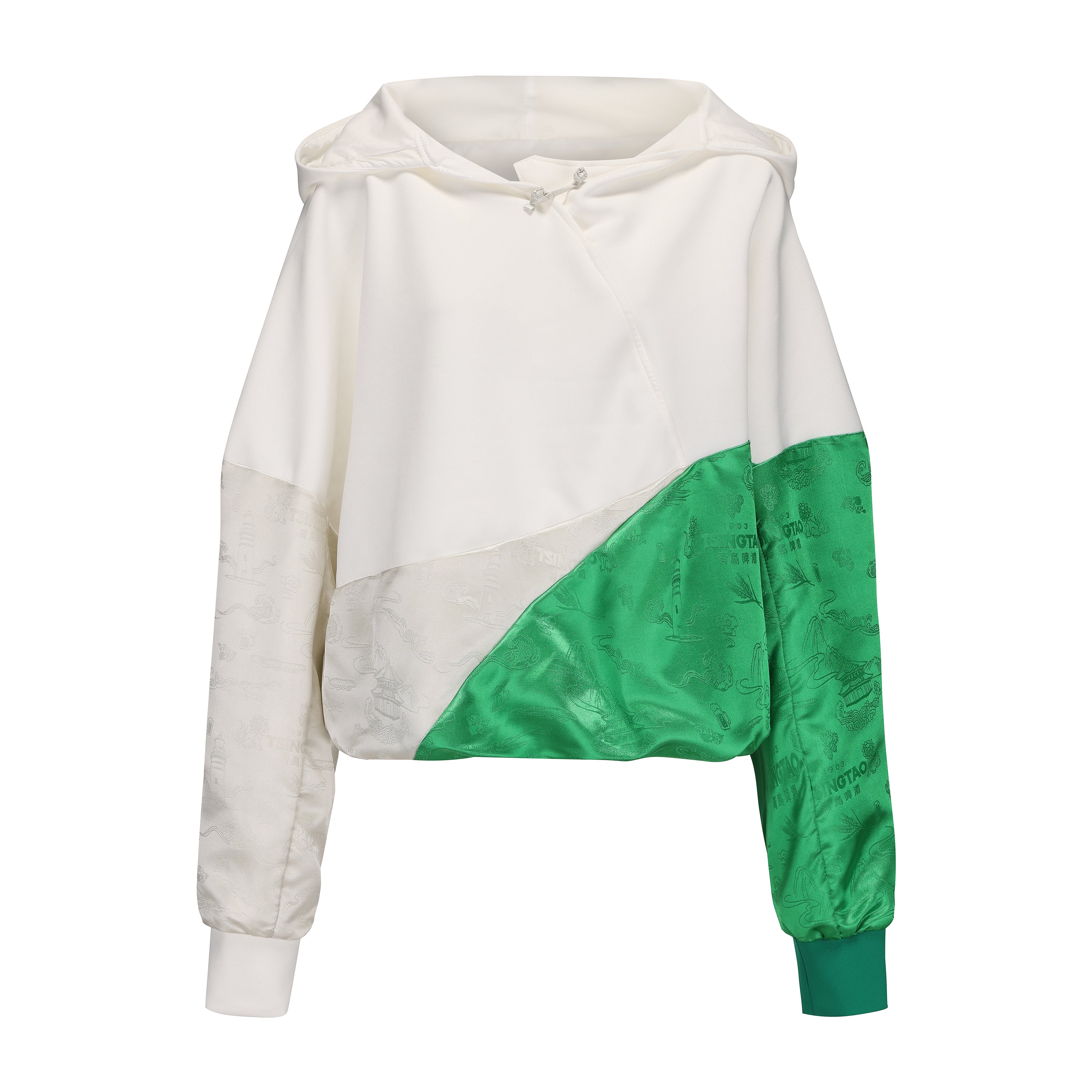 TSINGTAO x DAWANG San Patchwork Hoodie