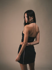 Bei Denim/Brocade Patchwork Vest x A.Shin.Mart