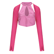 Yao Keyhole Detachable Sleeves Top SAMPLE SALE