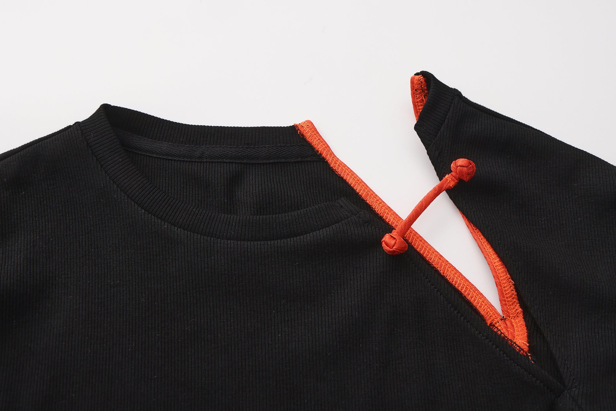 Ju Cutout Long Sleeve Knit Top