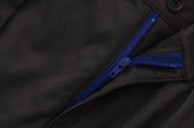Deng Cotton/Brocade Patch Pants