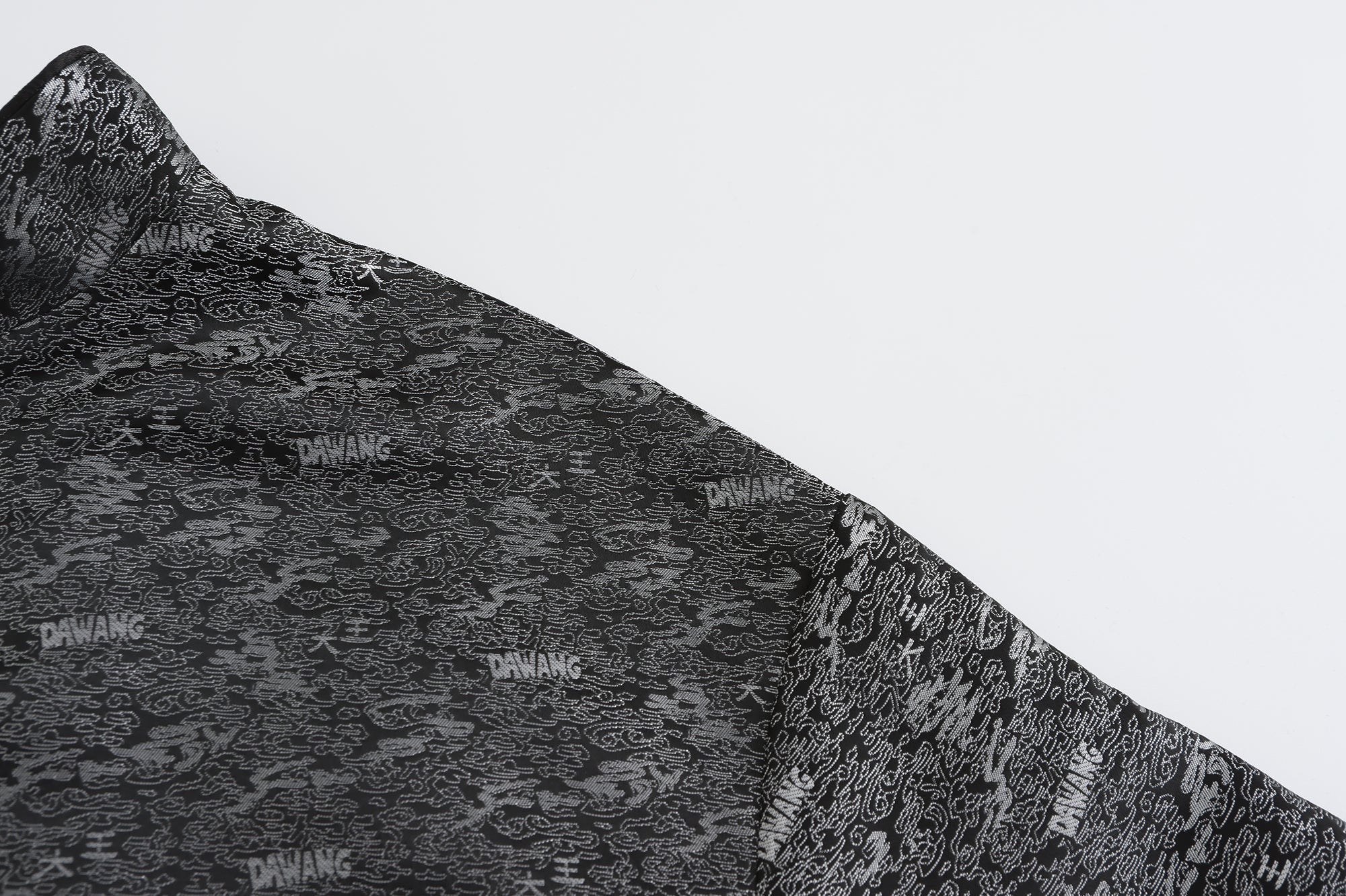 Luka Brocade Button Front Shirt SAMPLE SALE