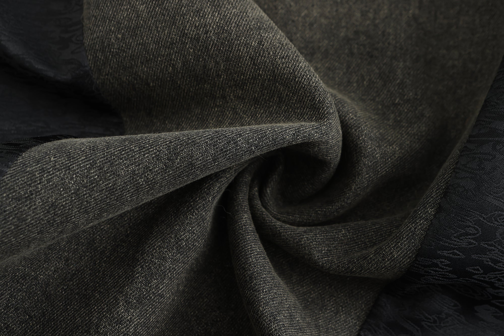 Ru Patch Denim Brocade Maxi Dress SAMPLE SALE