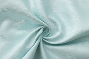 Dori Brocade Straight Collar Shirt Jade Blue