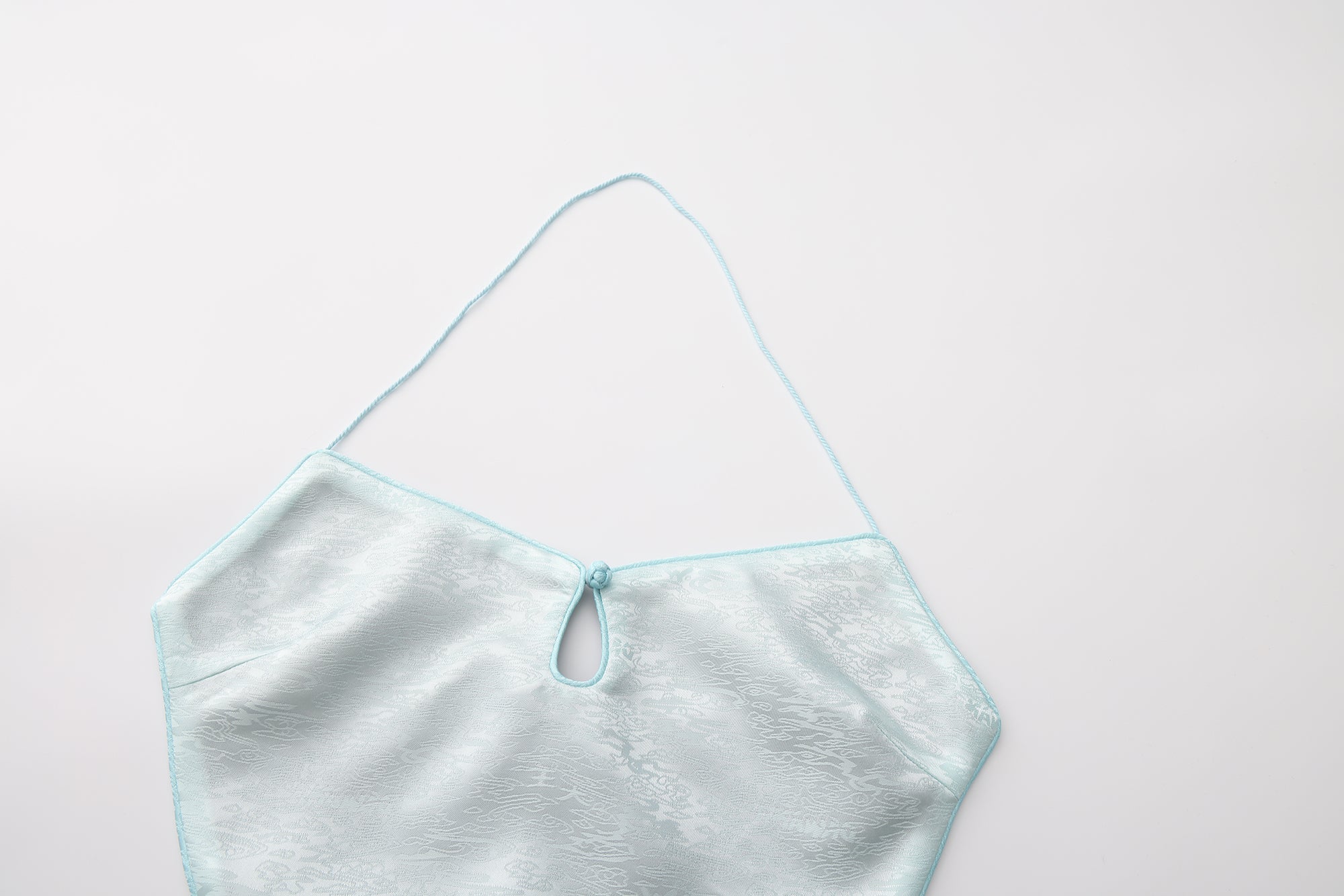Dong Cropped Reversible Apron Top Jade Blue