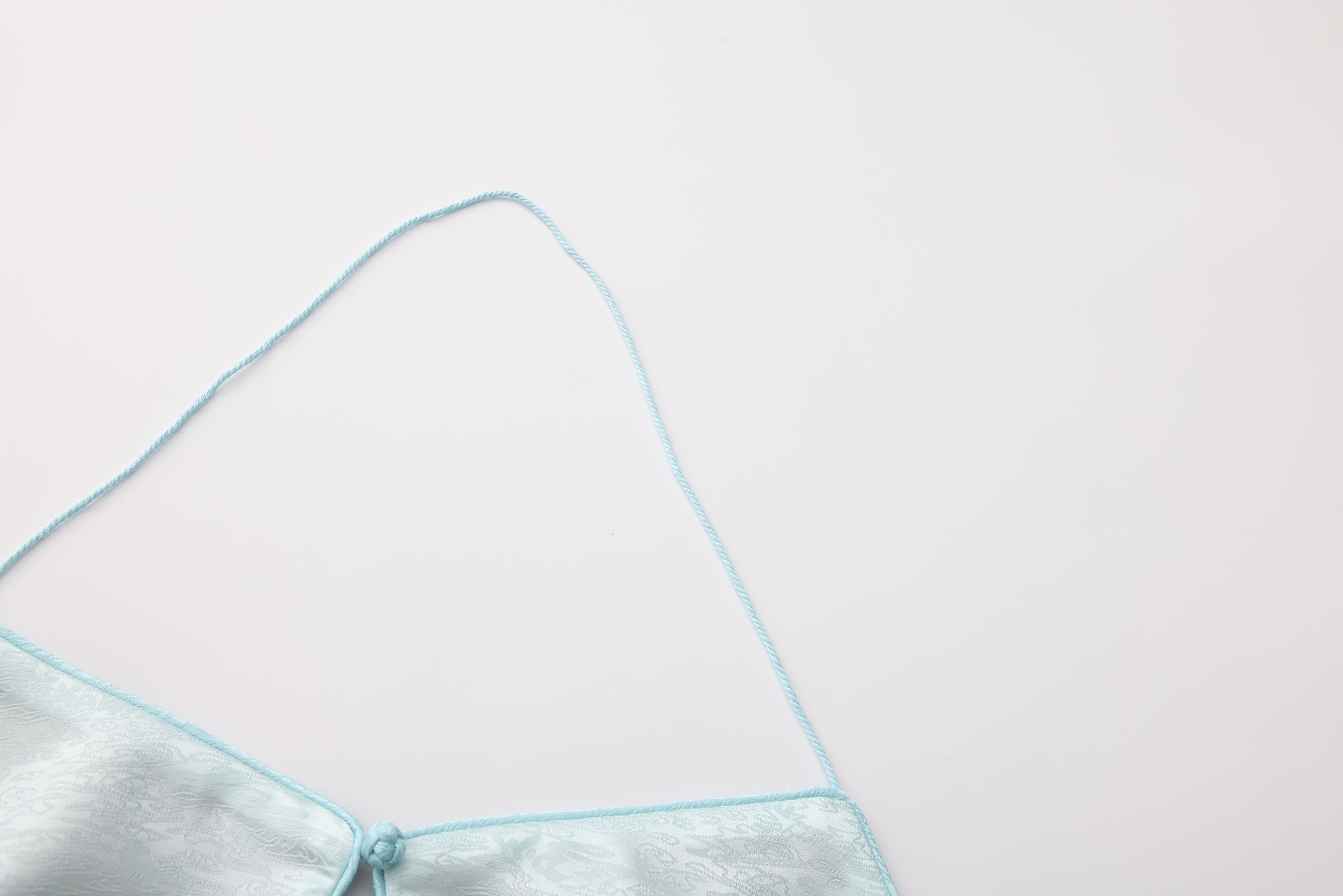 Dong Cropped Reversible Apron Top Jade Blue