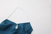 Dong Cropped Reversible Apron Top Jade Blue