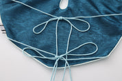 Dong Cropped Reversible Apron Top Elixir Blue