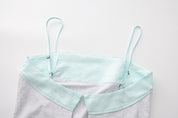 Qing Cutout Dress Jade Blue