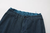 Laba Patch Denim Flared Pants