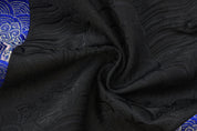 Hai Brocade Patchwork Crop Top Black