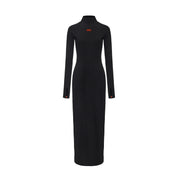 Lian High Neck Open Back Maxi Dress