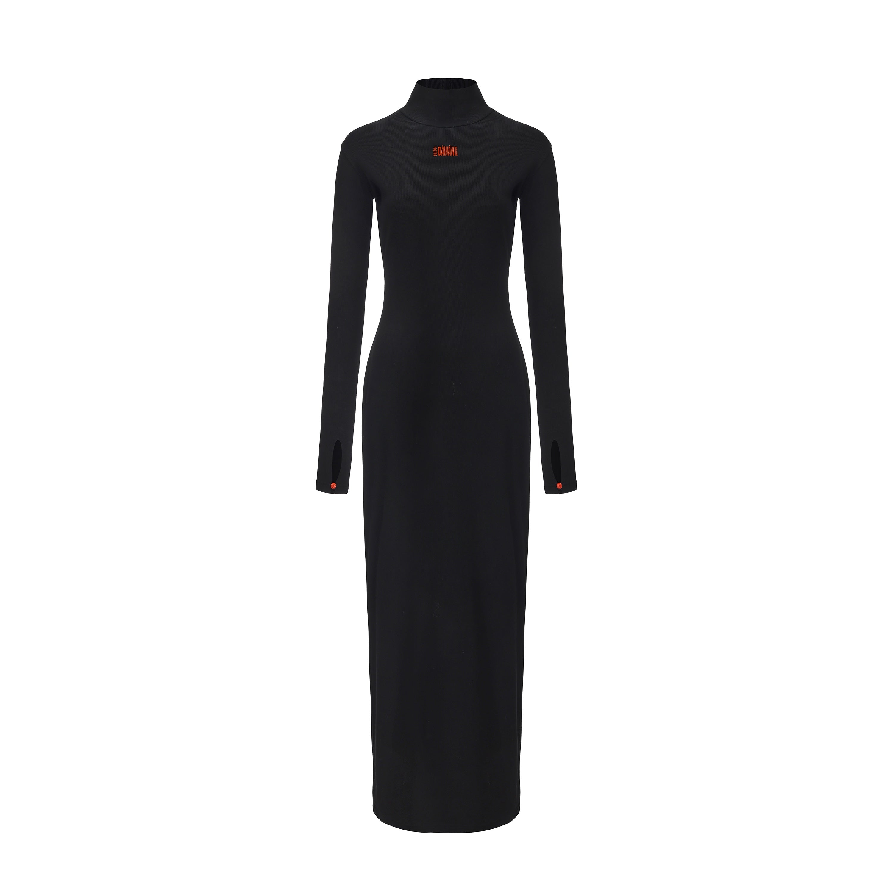 Lian High Neck Open Back Maxi Dress