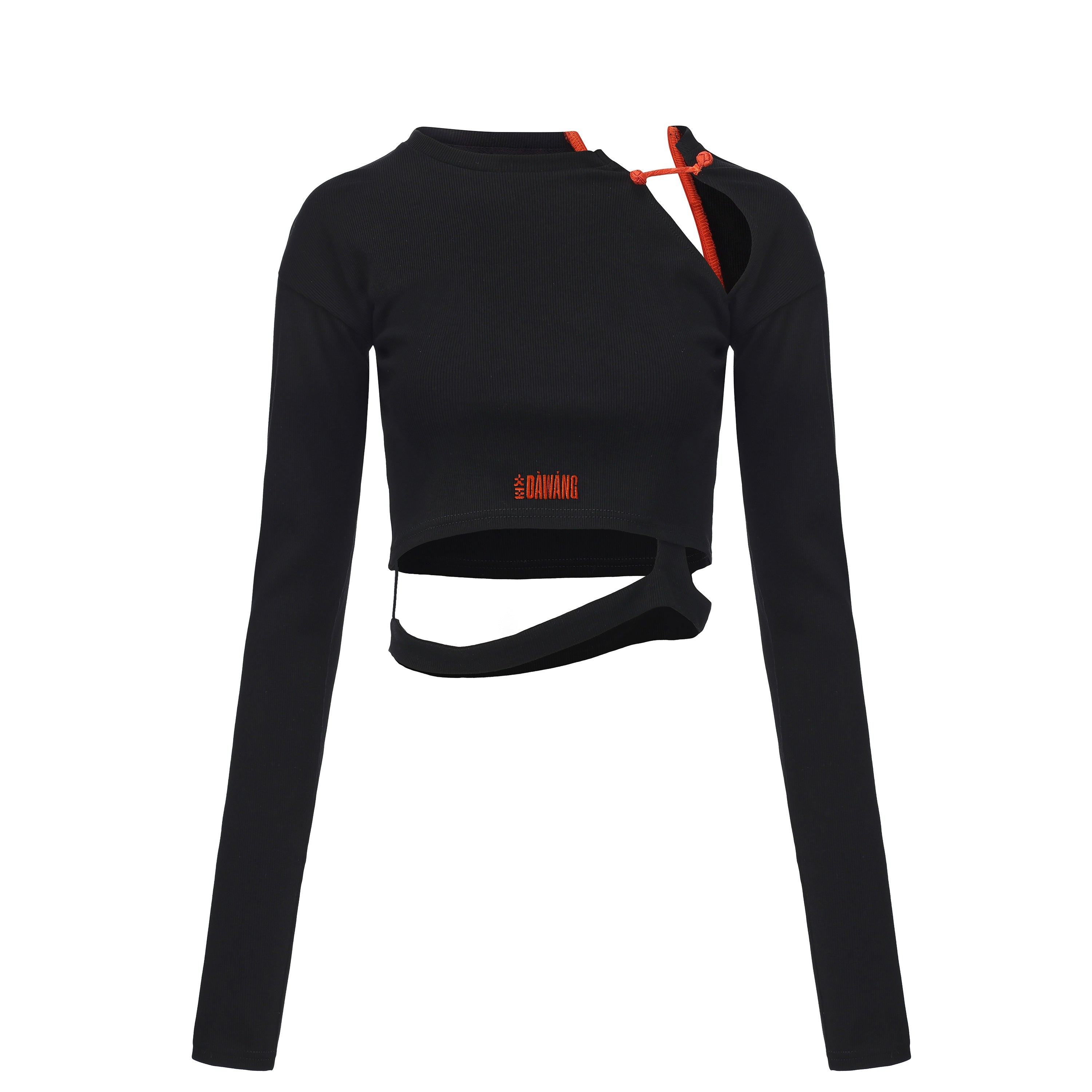 Ju Cutout Long Sleeve Knit Top