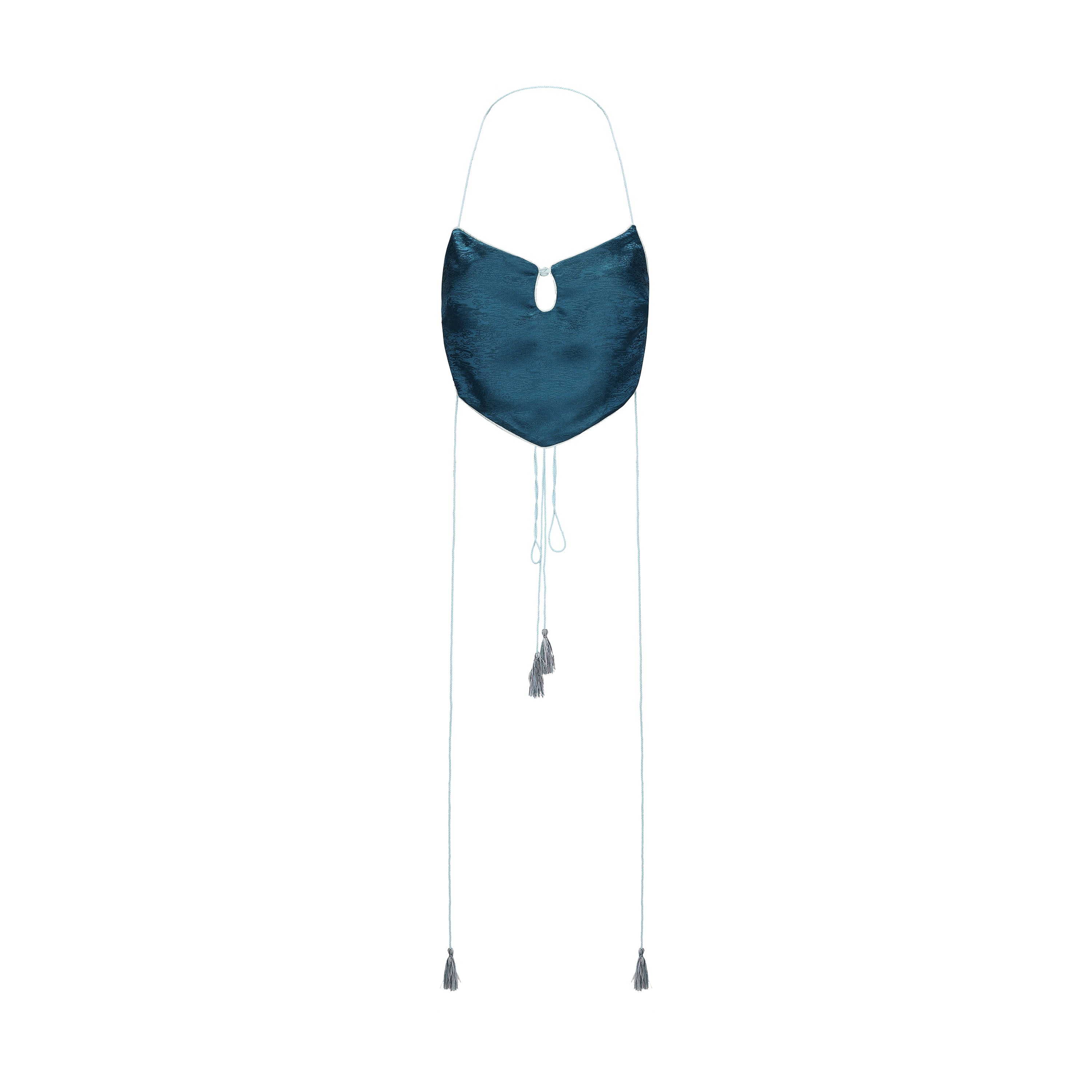 Dong Cropped Reversible Apron Top Elixir Blue