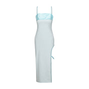 Qing Cutout Dress Elixir Blue