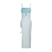 Qing Cutout Dress Elixir Blue